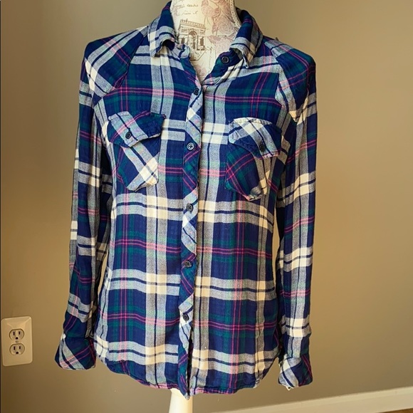Rails Plaid Button Up Top - Picture 1 of 9